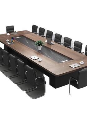 大会议桌简约现办代长桌圆角创意公培训桌椅组合长型桌hyz554方形