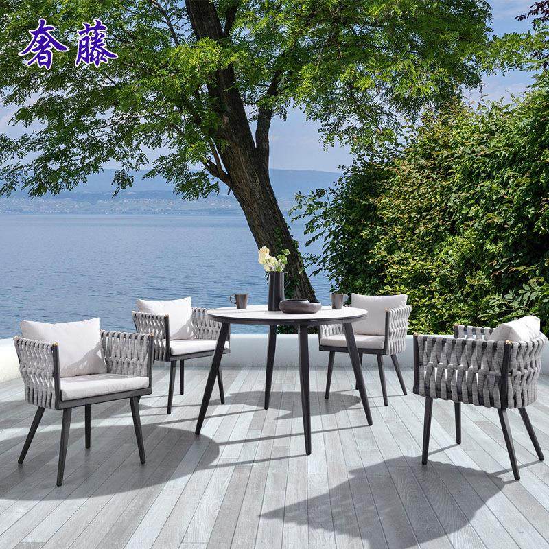 外桌椅 绳花露EQ-1220园露台编桌椅 民宿庭院天户外家具 编绳户外,商业/办公家具,商用藤编家具,淘宝优惠券,粉丝福利购,淘宝优惠卷