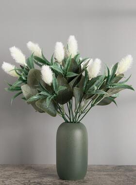 小MW73787兔束婚庆厂假花绿植家物装饰工艺品NSI风跨境MW尾73787