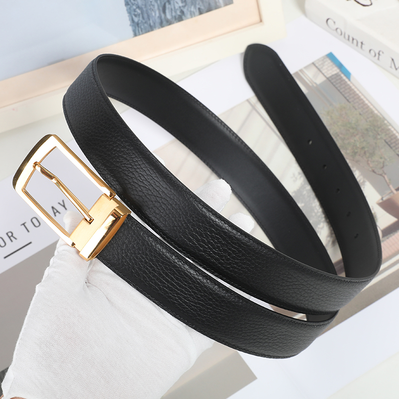 LV&HO高端替换皮带不带头男士真皮无扣腰带升级牛皮新款男