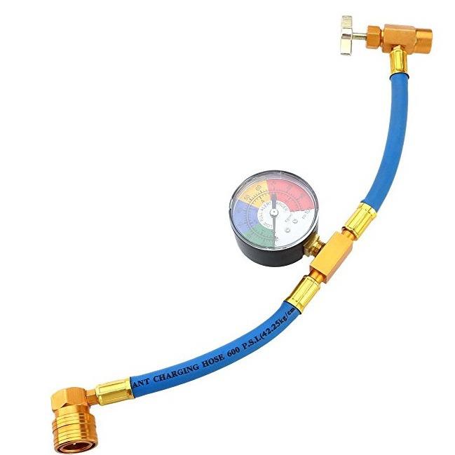 R134A汽车空调制冷剂检测补充管加氟管欧美1/2ACME开瓶器AL801G50