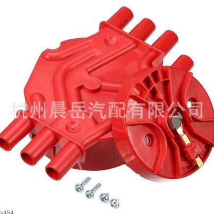 适用雪佛兰通用分电器盖红色 FDQGGM003 10452458 10452457