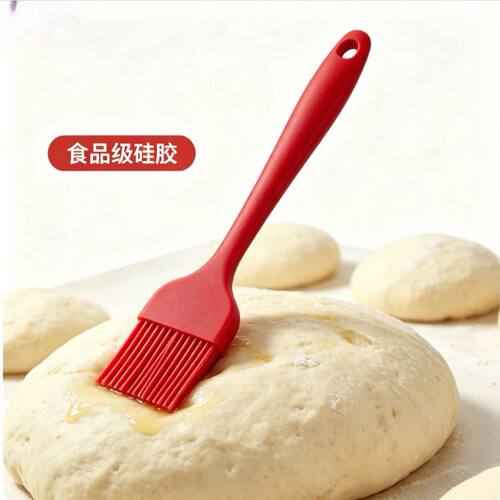食品级硅胶烧烤刷耐高温家用短柄油刷不掉毛