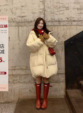 Echoone高品质加厚连帽羽绒服