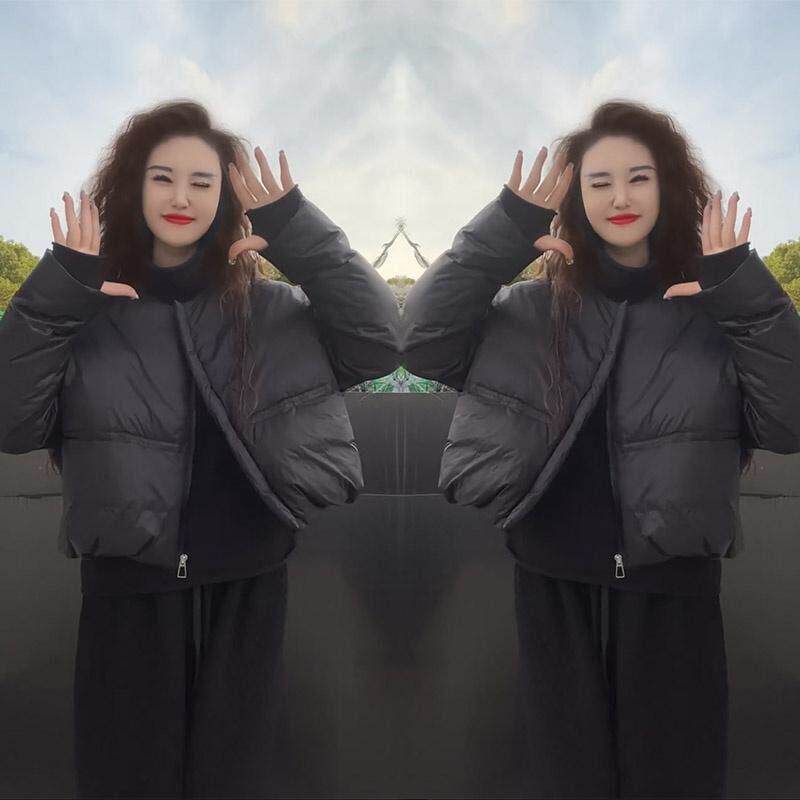 欧洲站洋气气质时尚百搭高级感休闲棉服女2025年冬季新款短款外套