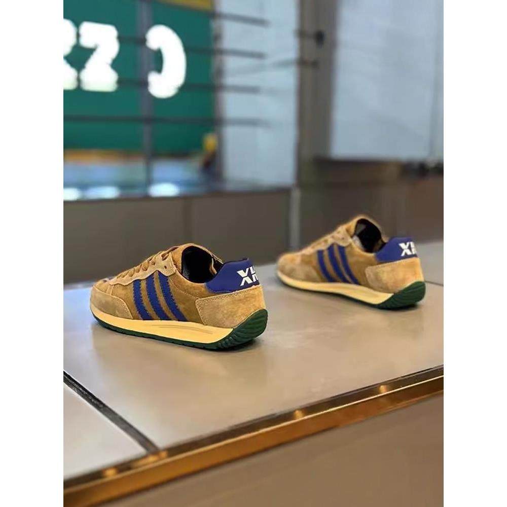 2025夏季新款休闲福雷斯特训练鞋软底韩式男子三条纹跑步运动鞋