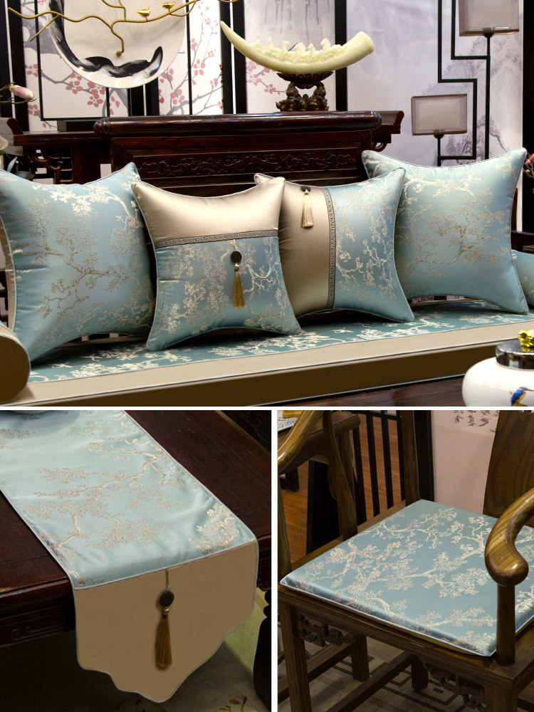 新中国风红木四季沙发垫，防滑沙发垫，沙发垫，实木罗汉床五件套