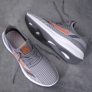 网鞋男士透气2024新款潮流夏季防滑休闲薄款运动跑步鞋耐磨工作鞋