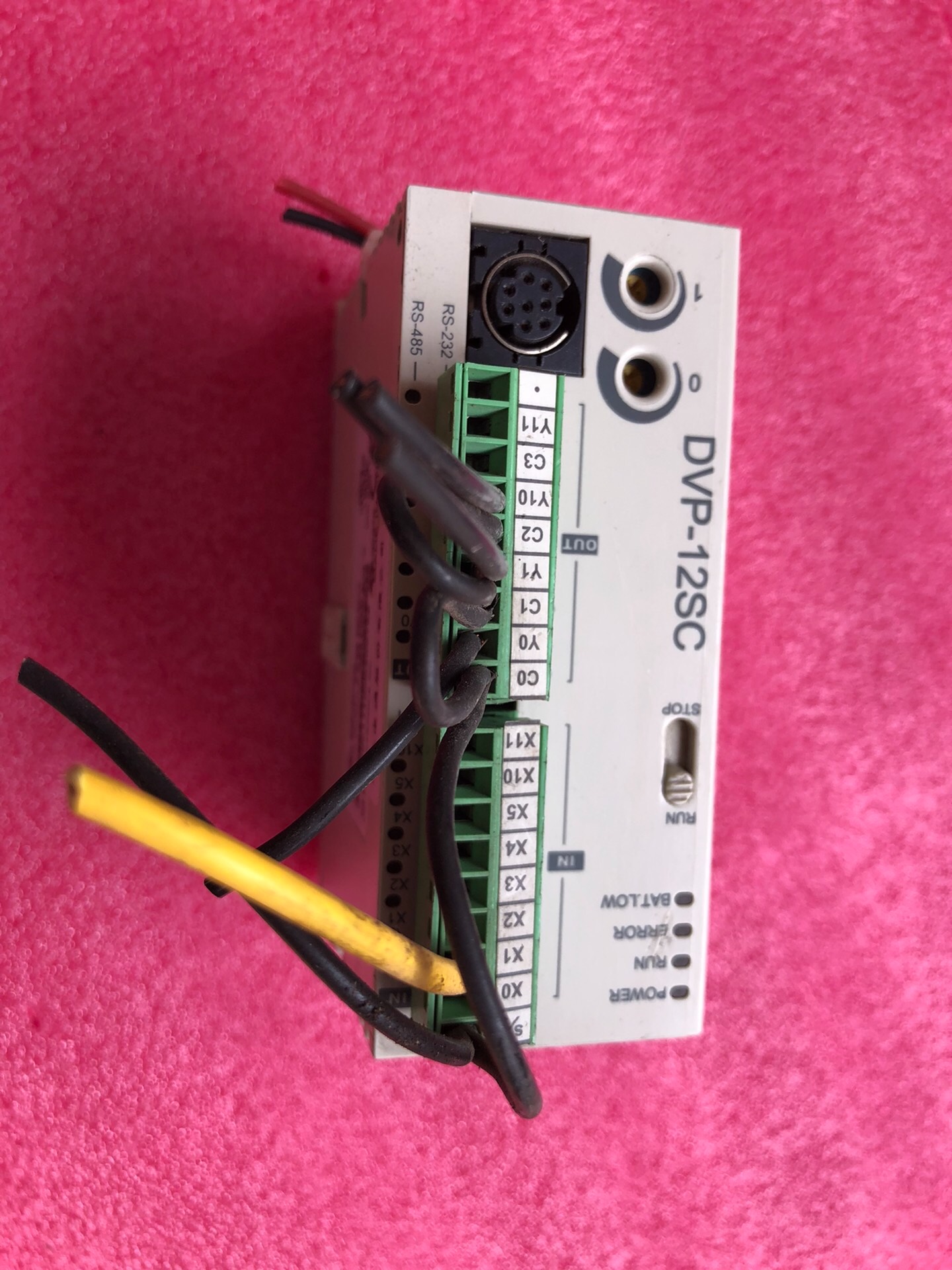 拆机,台达DVP-12SC...版本V2.00A1..成色九