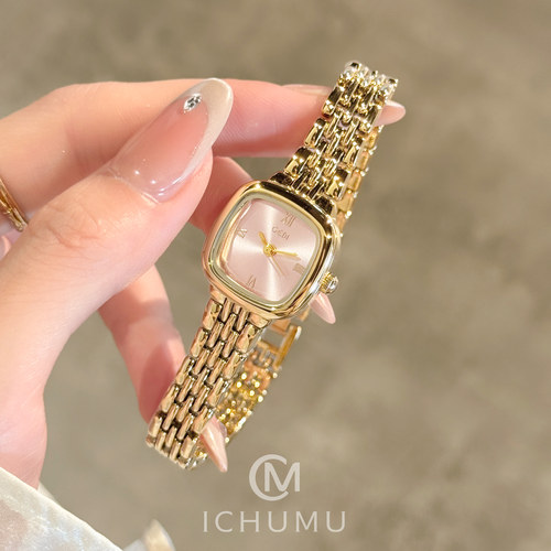 ICHUMU女款轻奢复古方形手表
