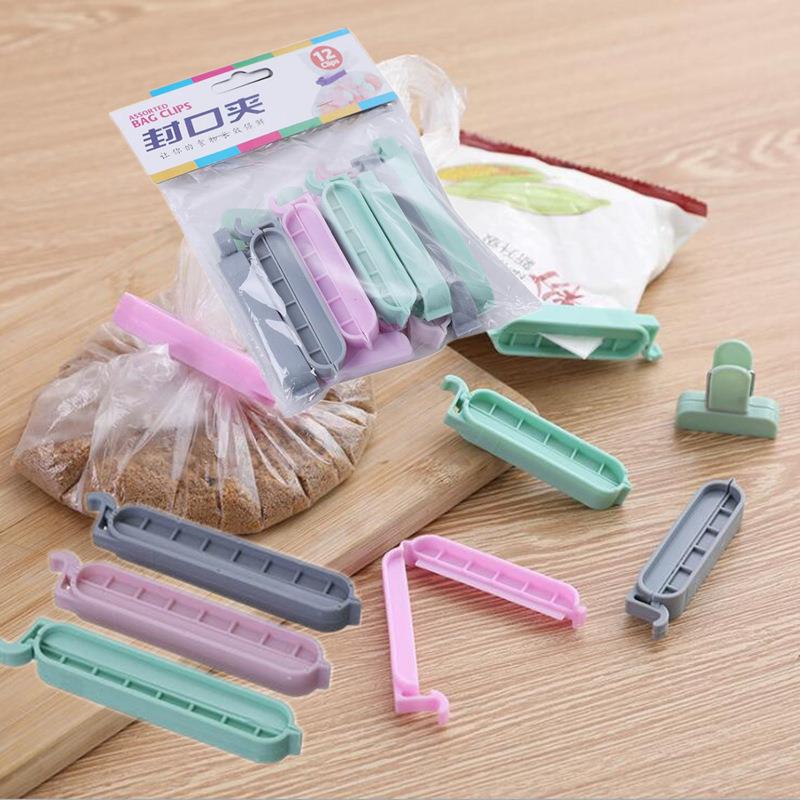 个装封口夹袋食物封夹口密封夹零食品夹子密封食袋子封袋夹