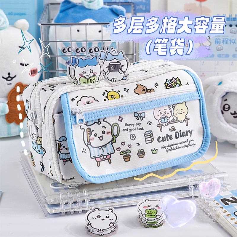 可爱笔袋新款大容量痛包文具袋初中学生设计感铅笔盒女生文具盒
