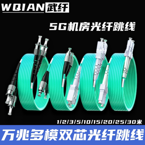 武纤5G机房专用万兆光纤跳线
