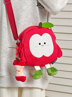 日系可爱卡通斜挎包女2025新款休闲韩版小学生轻便背包斜挎手机包