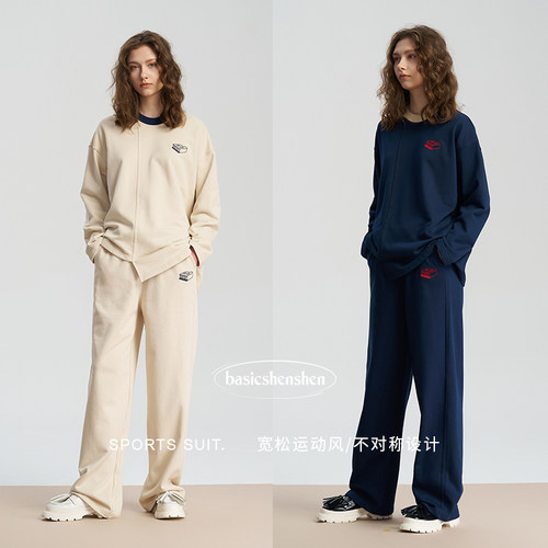 basicshenshen休闲拼接绣花