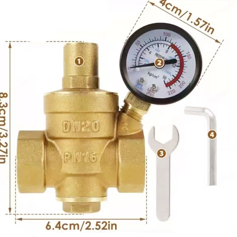 霖嗳阀门6分全铜黄铜家用