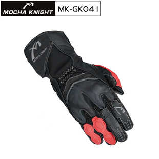 鹏城摩卡骑士MK-GK041摩托车秋冬季保暖防水皮手套