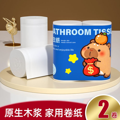 260克无芯卷纸卫生纸家用实惠装厕纸手纸学生宿舍卷筒纸擦手纸巾