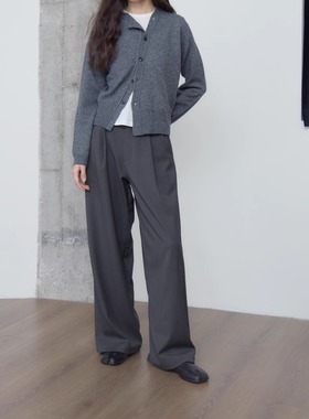Tonō 简约坠感羊毛西装面料休闲裤｜Tonolab