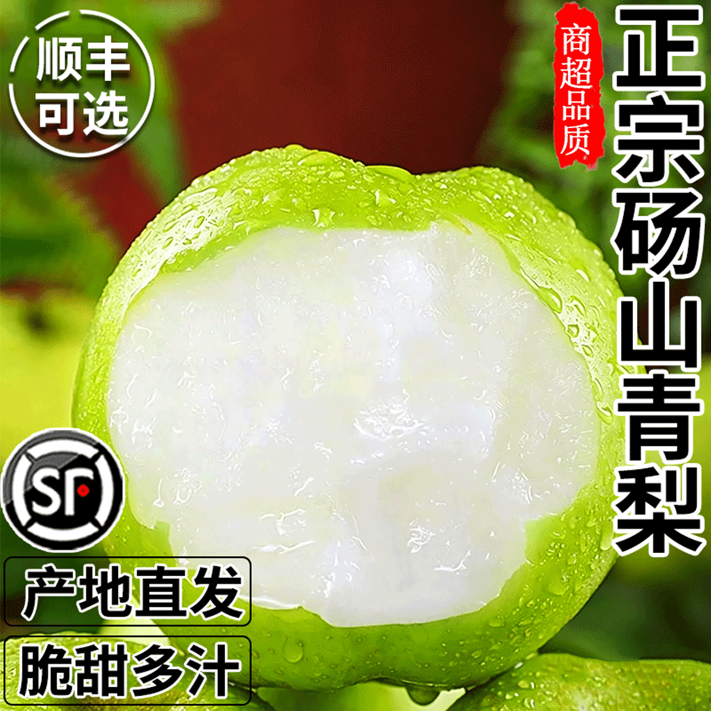 砀山青梨皇冠梨9斤新鲜梨子水果当季翠冠梨香酥脆蜜雪梨青梨整箱