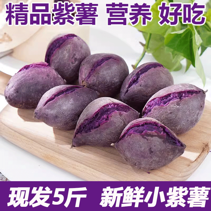 越南珍珠小紫薯板栗红薯地瓜蜜薯番薯5糖心山芋香薯烟薯新鲜蔬菜