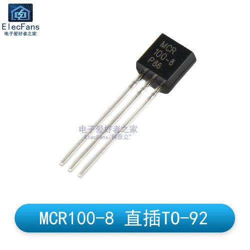 单向可控硅MCR100-6/MCR100-8/BT169D晶闸管三极管 插件TO-92直插