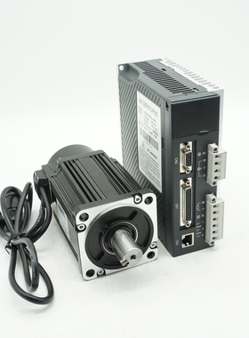 伺服电机套装交流220V60/80机座400W600W750W1KW含伺服驱动器