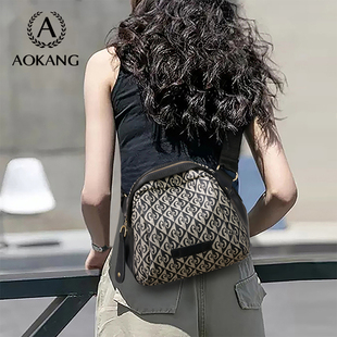 Aokang/奥康2026新款春夏休闲百搭ins印花运动斜跨包包女潮流单肩