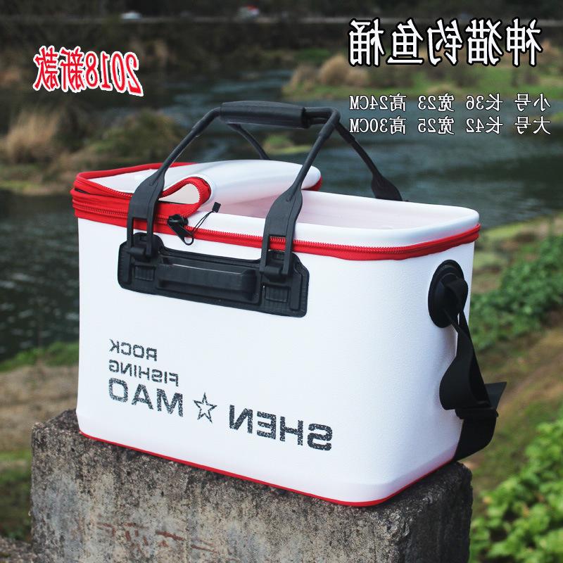 神猫钓鱼桶新款不可折叠硬底钓鱼水箱活鱼桶3D纹大气养鱼i.