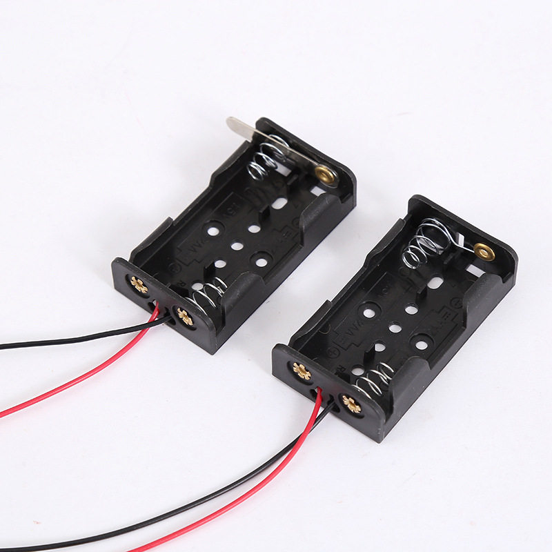 电池盒5号科学小制作电池材料配件电池盒5号2节电池盒子