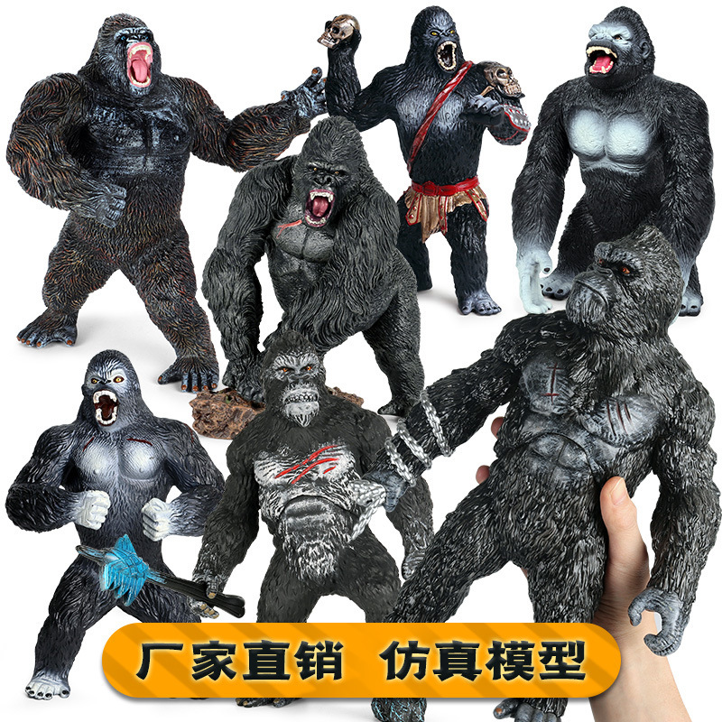 儿童实心静态仿真动物模型塑胶