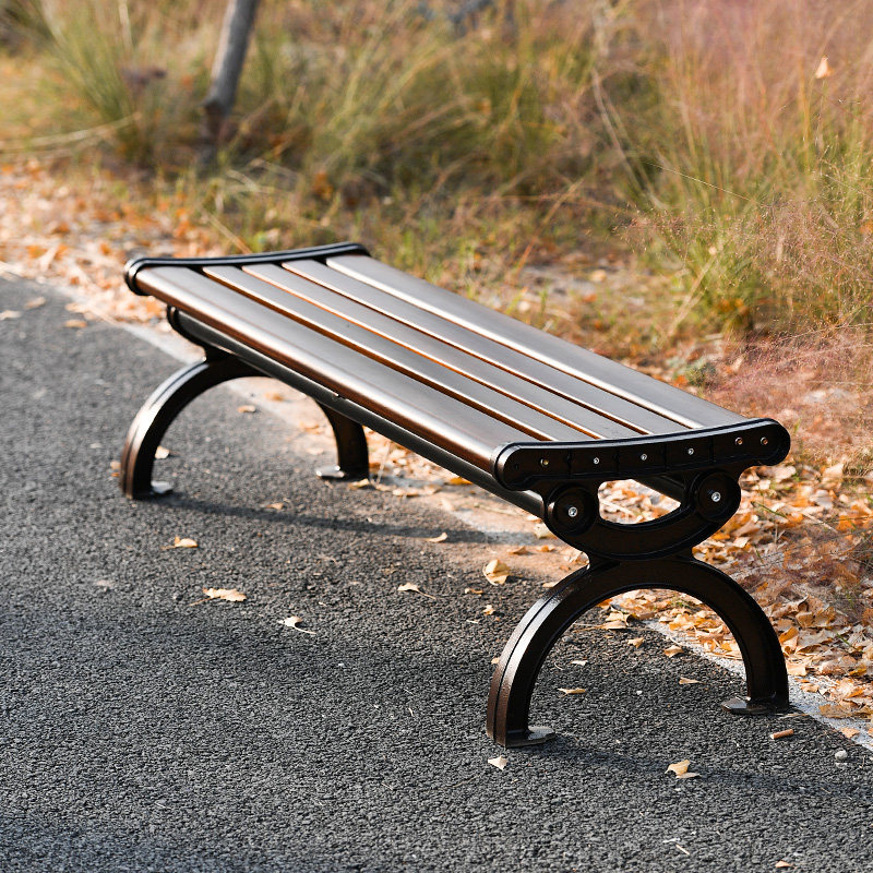公园椅户外长椅铸铝合金塑木防腐木休息区长条椅靠背室外庭院平凳,住宅家具,公园椅,淘宝优惠券,粉丝福利购,淘宝优惠卷