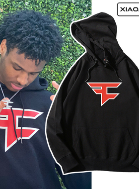 布朗尼同款Faze Clan战队服秋冬青少年加绒卫衣csgo游戏niko外套