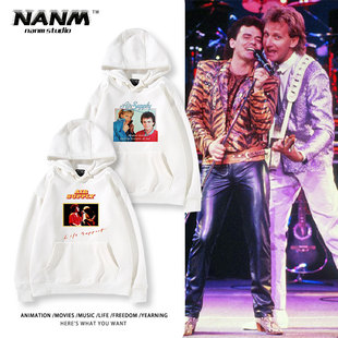 AIR SUPPLY空中补给乐队周边连帽卫衣男女同款秋冬加绒欧美上衣服