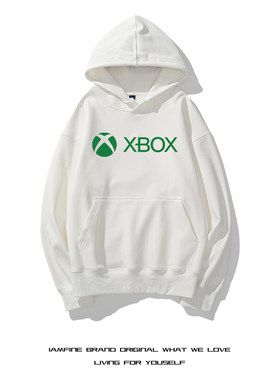 XBOX微软主机周边连帽卫衣士官长光环地平线游戏电玩套头衣服秋