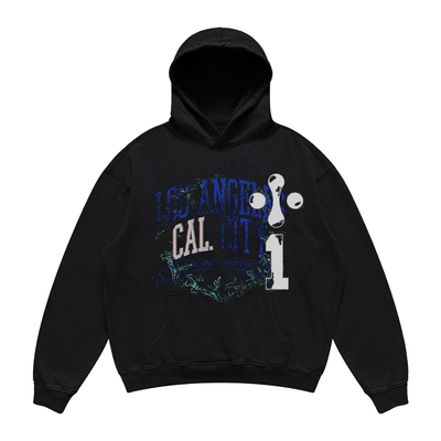 美式400g重磅纯棉hiphop街头风西海岸连帽卫衣复古宽松戴帽上衣潮