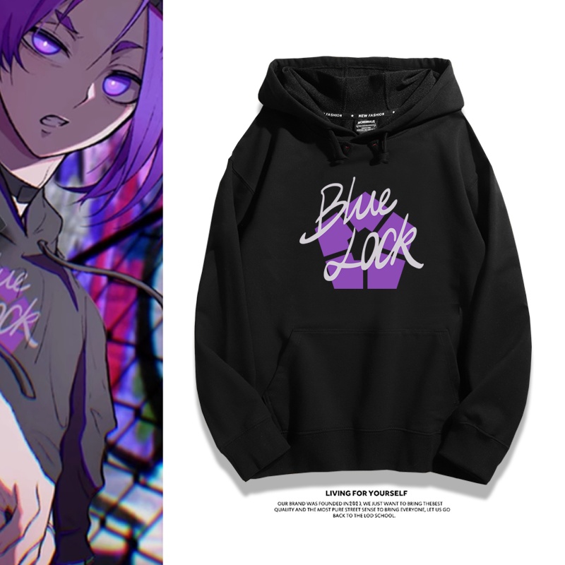 蓝色监狱动漫周边洁世一千切豹马御影玲王同款二次元连帽卫衣秋冬