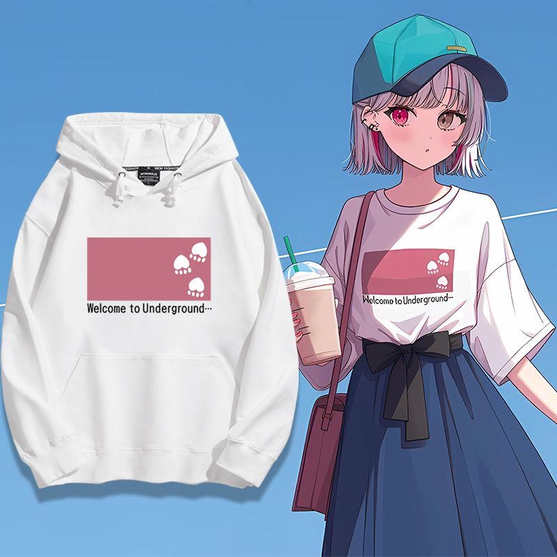 彩虹社虚拟偶像vtuber主播石神望cos服二次元男女秋冬连帽卫衣潮