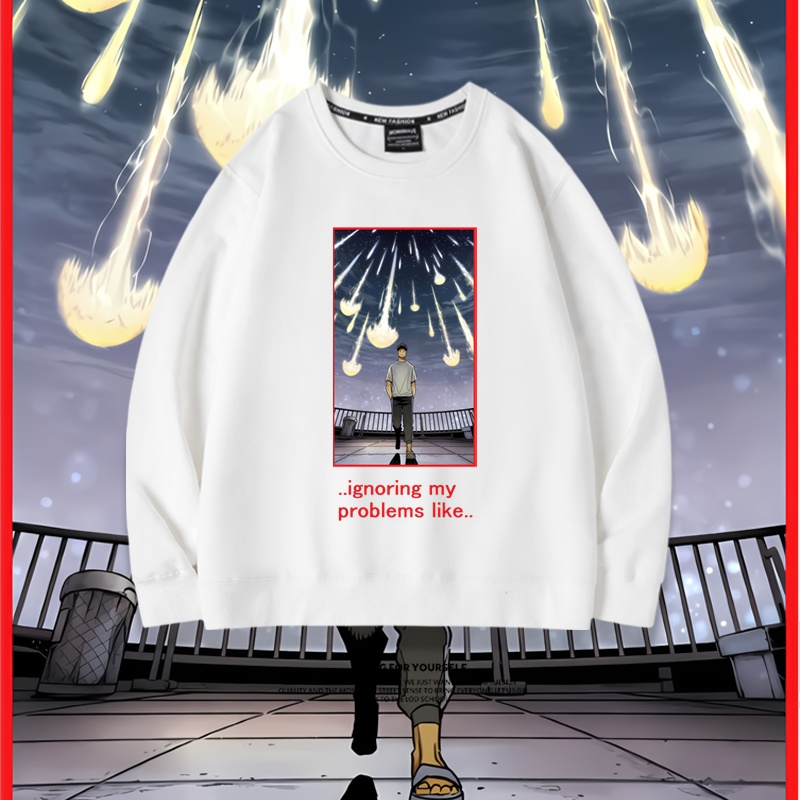 怪兽8号日比野卡夫卡圆领cos服动漫二次元周边男女卫衣2025外套秋