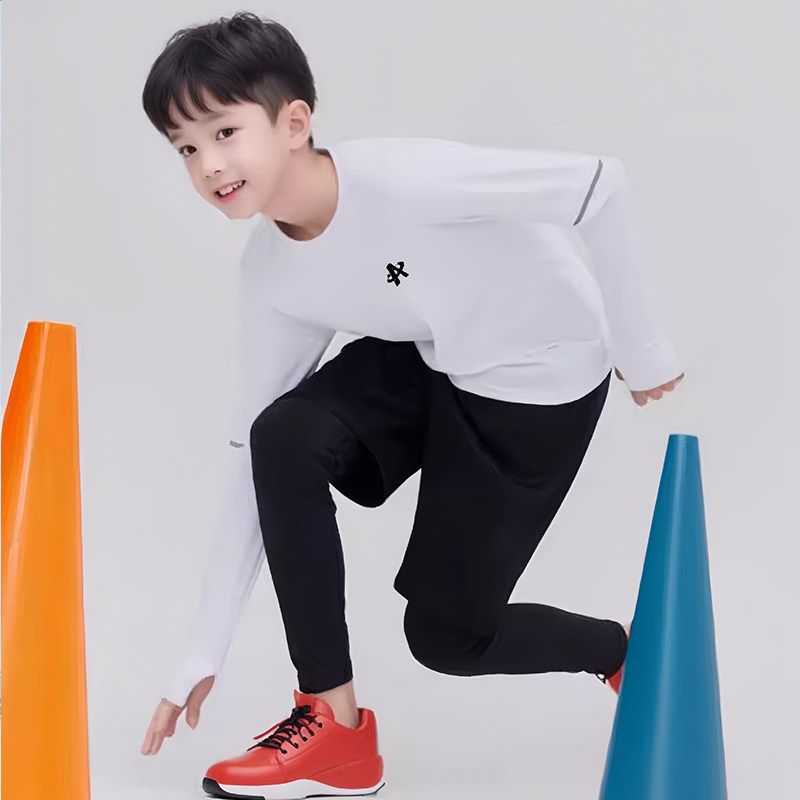 儿童运动速干衣夏装新款男女童高弹防晒长袖t恤跑步训练服薄套装,童装/婴儿装/亲子装,T恤,淘宝优惠券,粉丝福利购,淘宝优惠卷