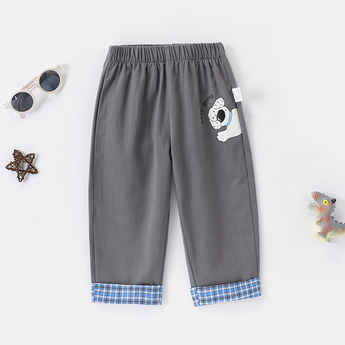 【时尚休闲裤】童装男童春季帅气百搭长裤儿童纯棉舒适直筒裤长裤