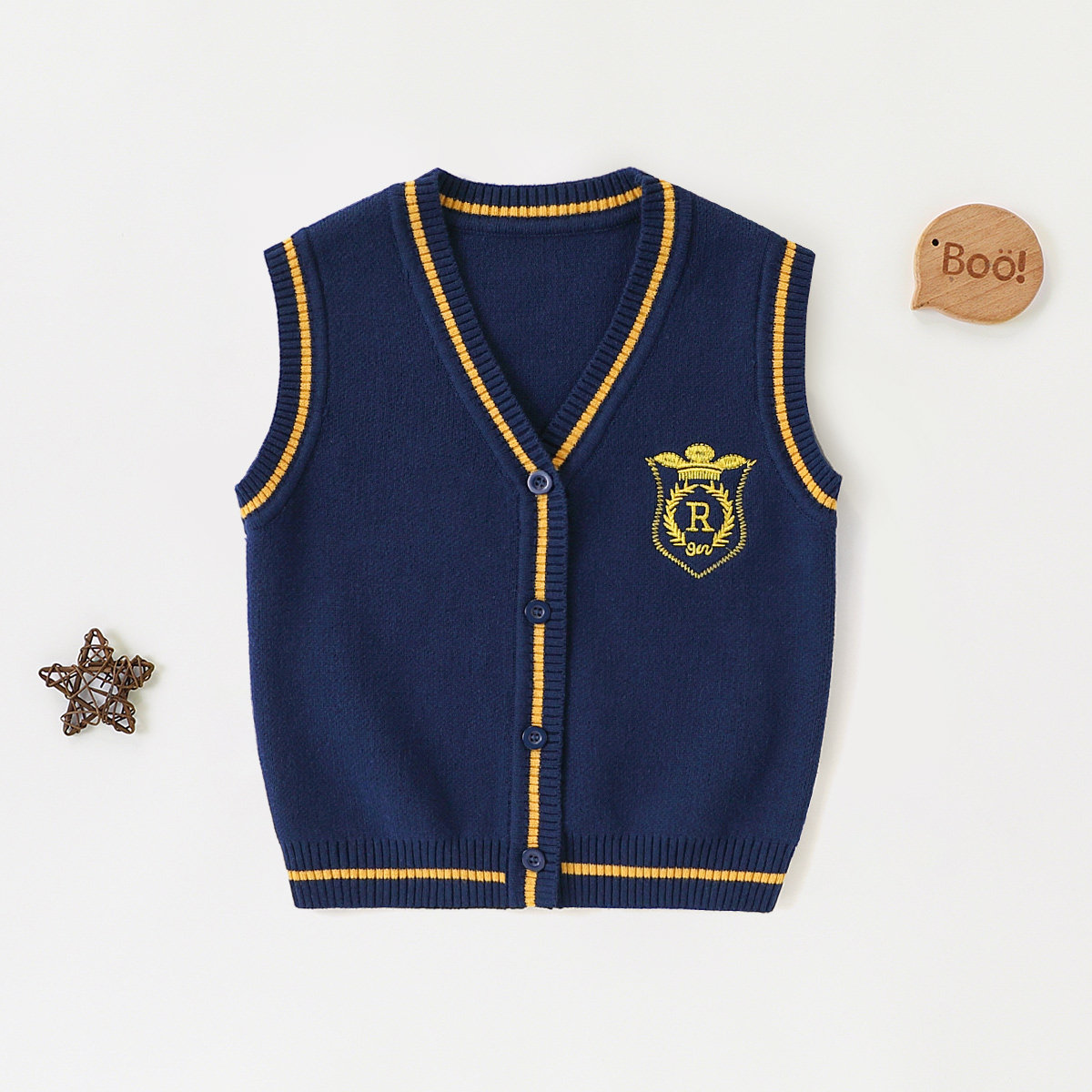 【绅士学院风马甲毛衫】童装男童春季时尚毛衣开衫儿童百搭外套,童装/婴儿装/亲子装,马甲,淘宝优惠券,粉丝福利购,淘宝优惠卷