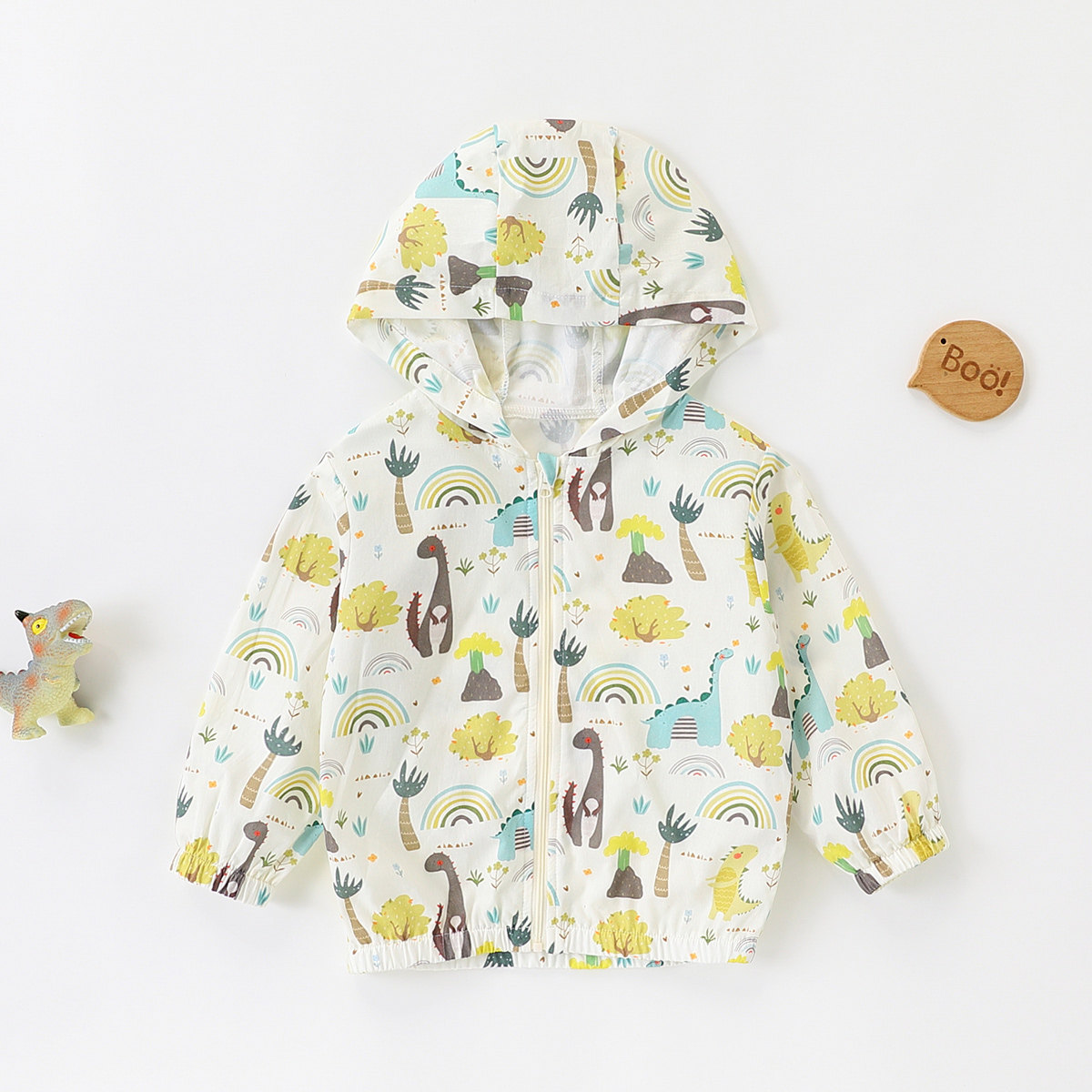 【纯棉轻薄外套】童装男宝宝春夏帅气连帽外套小童亲肤舒适薄外套