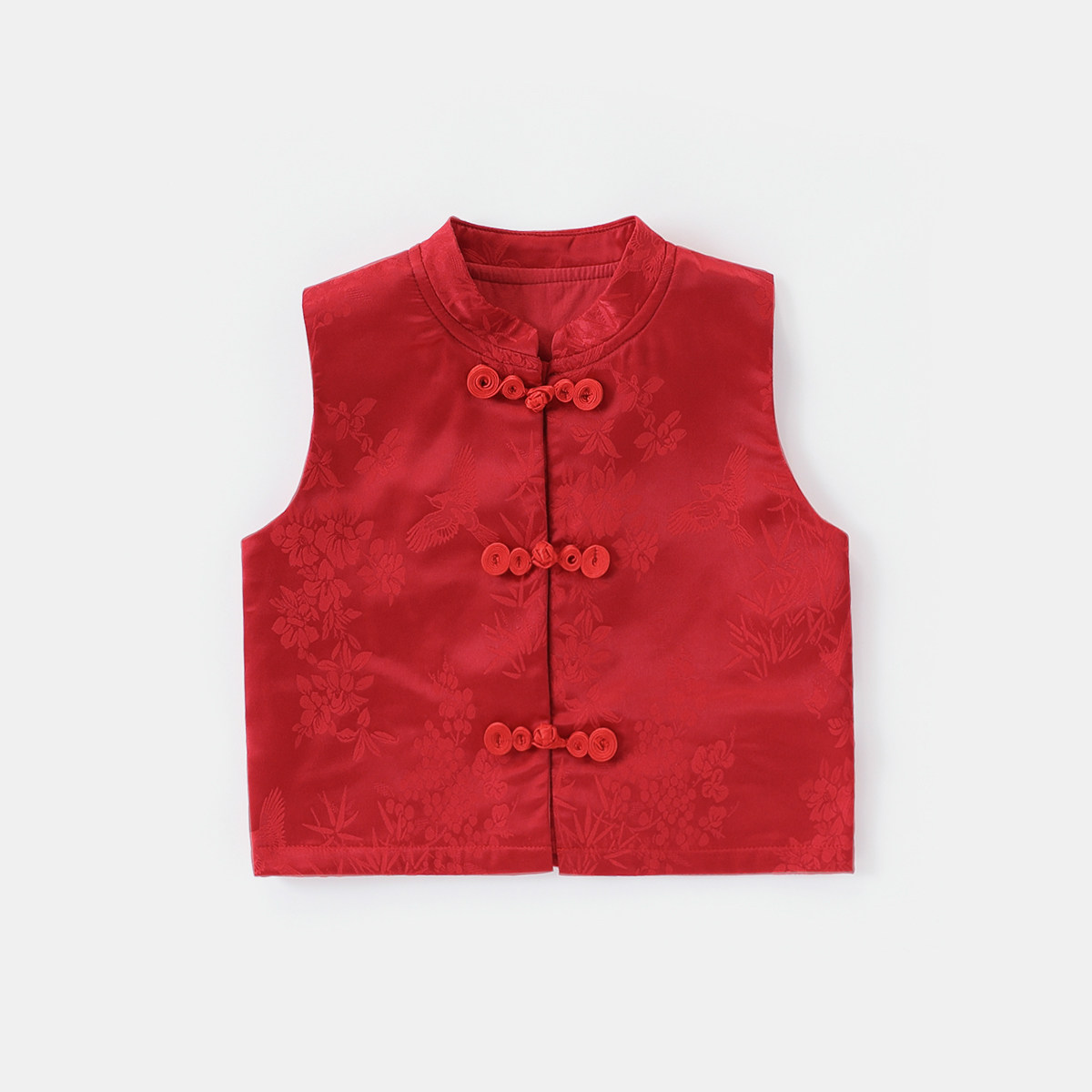 【新中式拜年服马甲】童装男童新春复古国风马甲女童唐装百搭外套