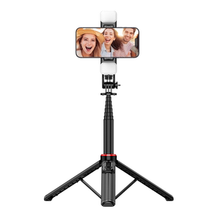 靓点拍手机支架2024新款自拍杆360度旋转旅游便携落地三脚架通用多功能直播拍照手持无线蓝牙自拍神器防抖X
