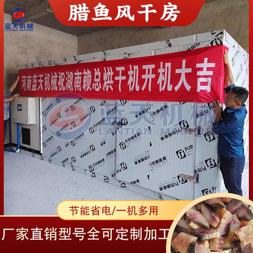 腊鱼风干房 腌制咸鱼块智能控温烘干机 肉制品腊味鸭鸡食品风干机