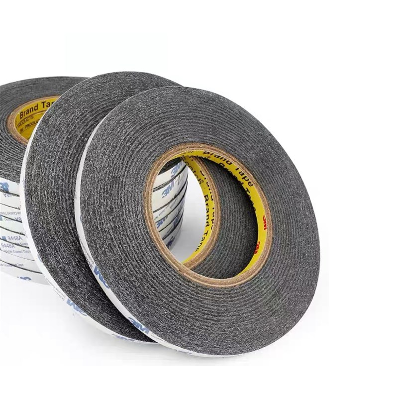 贴 3/4/5CM宽 胶带黑色 双面胶 散热片 散热器 1CM