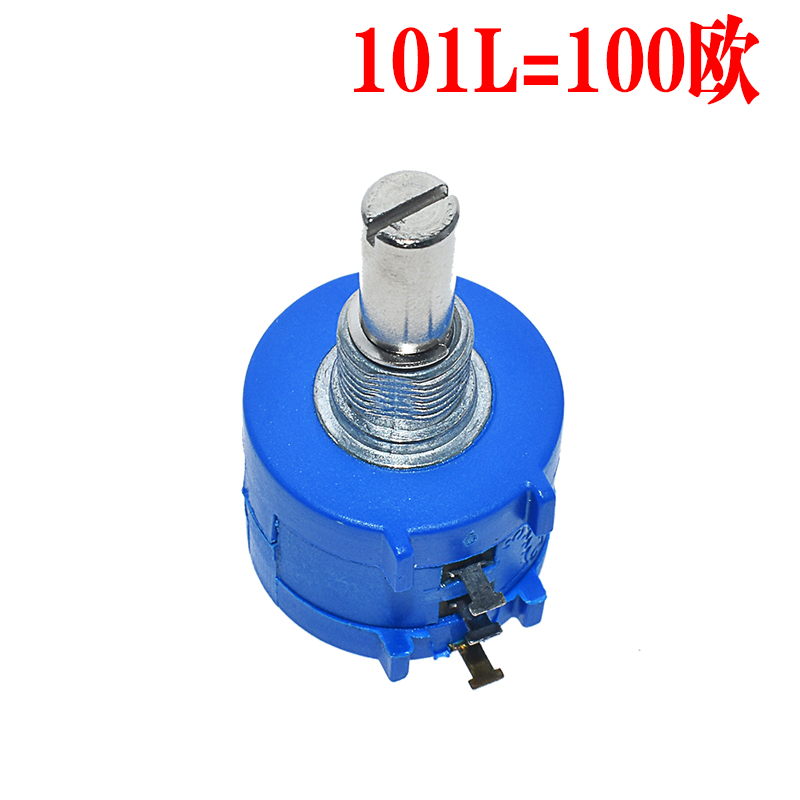 精密多圈绕线电位计3590S-2-103L 502L 104L 1K5K10K100K刻度旋钮