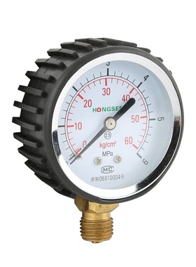 鸿森HS-488公制压力表阀检漏表冷媒表加液阀三通表阀25KG加液表阀