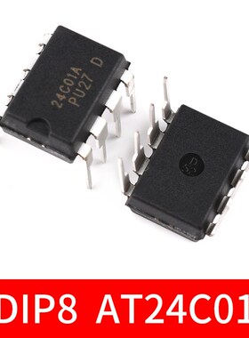 AT24C02记忆体IIC芯片01A/04N/08BN/16B/32 IC贴片SOP8直插DIP8